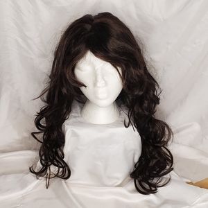 ♤ Sexy Brunette Bombshell Long Hair Wig One Size